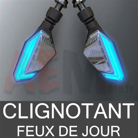 Clignotant LED Avec Feux De Jours X2 Universel 12v