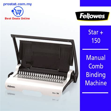 Fellowes Star Manual Comb Binding Machine Automation Web