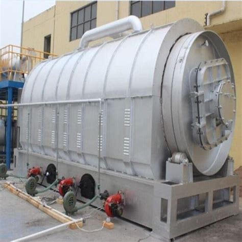 Tyre Chips Electronic Waste Pyrolysis Plant Automation Grade