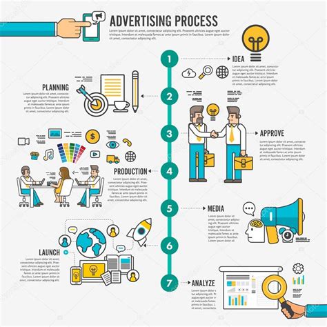 Advertising Infographic Vector