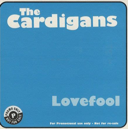 For Sale The Cardigans Lovefool UK Promo CD Single CD5 5 See