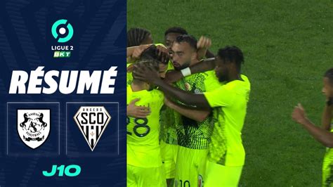 AMIENS SC ANGERS SCO 1 4 Résumé ASC SCO 2023 2024 YouTube