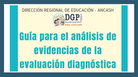 Guía de análisis para la evaluación diagnóstica 2021