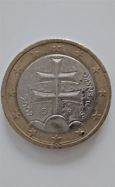 1 Euro Münze Slovensko Slowakei 2009 Fehlprägung eBay