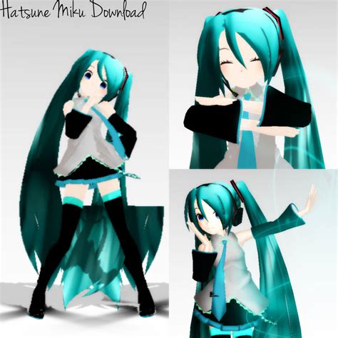 Mmd Hatsune Miku Model Download By Rociineko On Deviantart