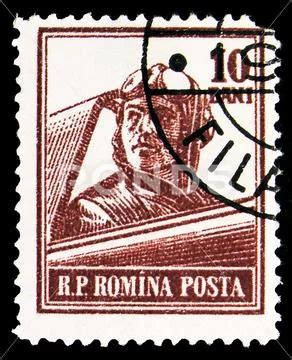 Postage Stamp Printed In Romania Shows Pilot Occupations Serie Circa