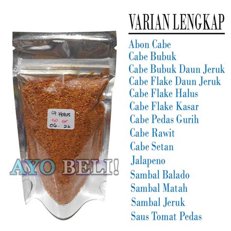 Jual Beli Gratis Cabe Bubuk Flake Daun Jeruk Giling Bumbu Tabur