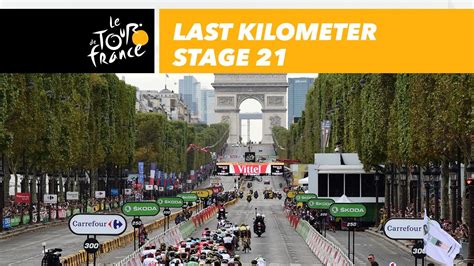 Last Kilometer Flamme Rouge Tape Stage Tour De France