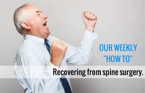 How to Best Recover for Spine Surgery when You're 65+