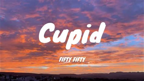 Fifty Fifty Cupid Speed Up Twin Ver Lyrics Youtube