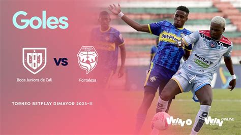 Boca Juniors Vs Fortaleza Goles Torneo BetPlay Dimayor 2023 2