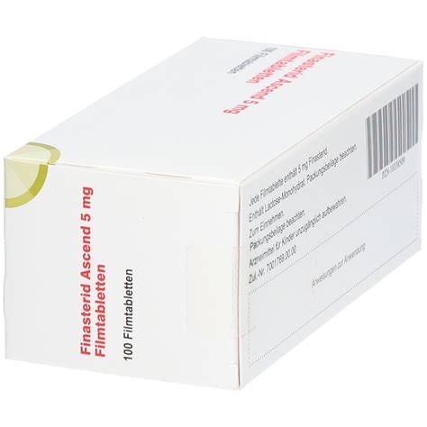 FINASTERID Ascend 5 Mg Filmtabletten 100 St Mit Dem E Rezept Kaufen