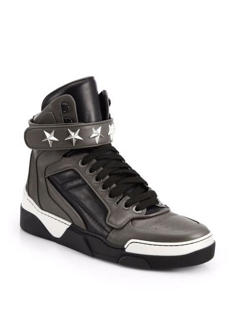 Givenchy Tyson Leather High Top Mens Sneakers 7uk 8us 41eu New In