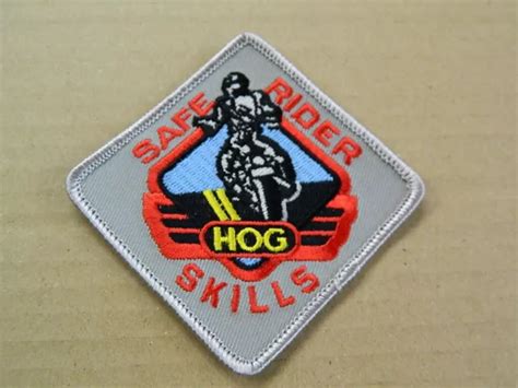 HARLEY DAVIDSON HOG AUFNÄHER ORIGINAL Harley Owners Group Patch Safe