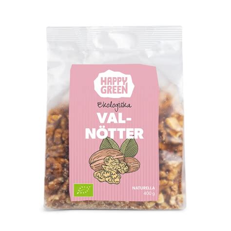 Köp Happy Green Valnötter 400g ekologisk