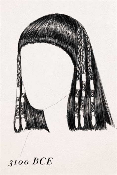 Hair Braiding History Past Braid Techniques Egyptian Hairstyles