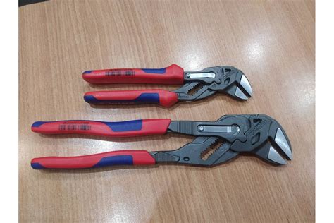 Переставные клещи гаечный ключ Knipex 40 мм 1 1 2 L 180 мм серые 2 к ручки Kn 8602180