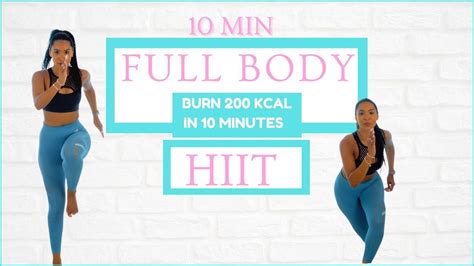 Min Full Body Hiit Workout Burn Calories At Home No