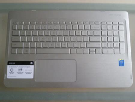 Teclado Hp Envy X M W Plateado Ingles Incluye Palmrest Y Touchpad