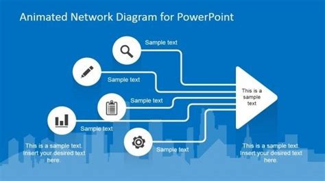 Powerpoint Network Diagram Template