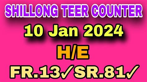 Shillong Teer Counter10 Jan 2024shillong Teer Results Youtube