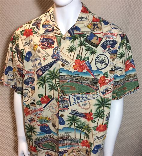 LA Dodgers Reyn Spooner Hawaiian Shirt - SportsHistoryCollectibles.com