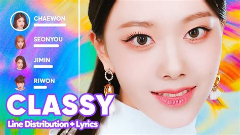 Class Y Classy Line Distribution Lyrics Karaoke Patreon Requested