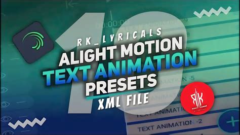 Top Preset Links And Xml File Alight Motion Pack Alightmotion