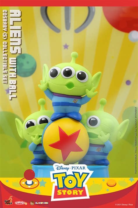 Hot Toys COSB872 Toy Story Aliens With Ball Cosbaby S Collectible Set