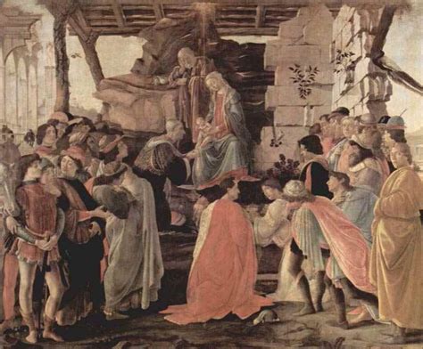 Zanobi Altar Adoration Of The Magi With Representation Of The Members