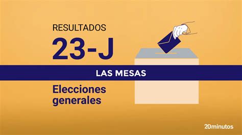 Las Mesas Resultados Elecciones Generales 2023 Escrutinio Del Voto