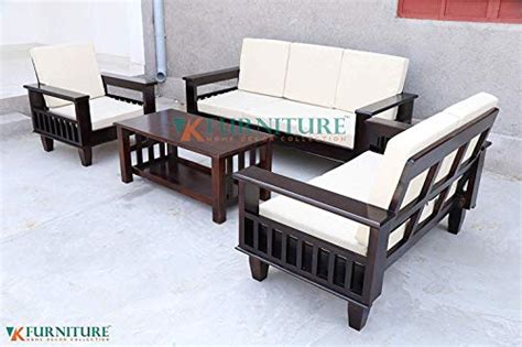 Buy Vk Furniture Sheesham Sofa Set For Living Room Wood Furniture