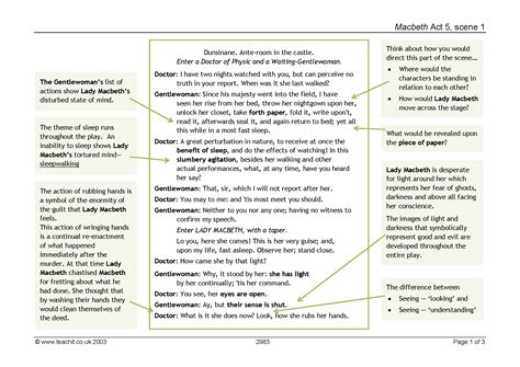 Macbeth Act Questions And Answers Macbeth Act Summary Quot