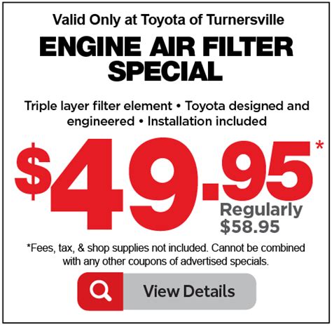 Toyota Service Specials in Turnersville, NJ