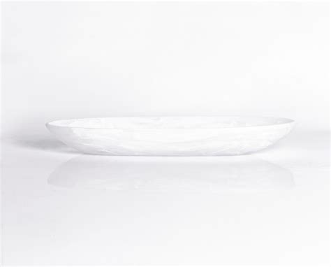 Medium Resin Boat Bowl Matterns Floral