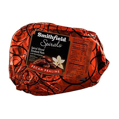 Smithfield Ham Spiral Sliced Pecan Praline 10 Lb Albertsons