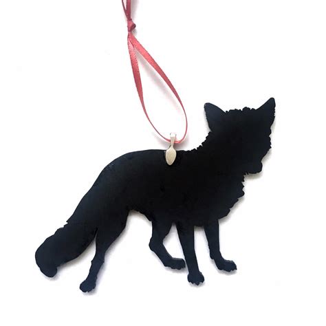 Fox Ornament Antique Fox T Fox Lover T Hostess T Etsy