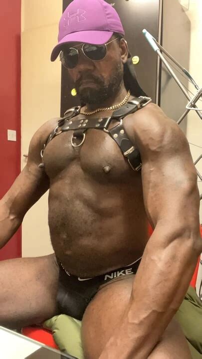 Black Hot Mature Muscle Harness Jock Flex Wank Gay Porn Feat Brody Jay XHamster