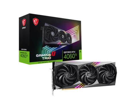 MSI GeForce RTX 4060 Ti GAMING X TRIO 8G