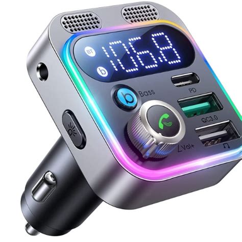 JOYROOM JR CL16 48W Car Charger MP3 Bluetooth Transmitter Gear Buzz BD