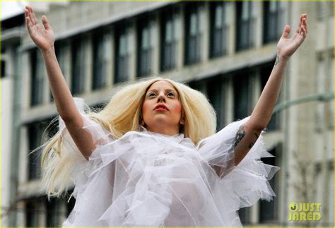Lady Gaga Covers Naked Body With Sheer Cover Up In Berlin Photo