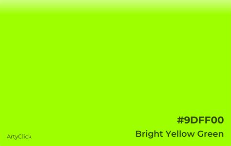 Yellowish Green Color