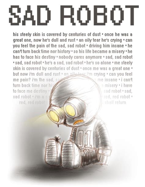 Sad sad robot by JERICOB on DeviantArt