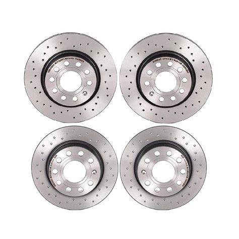 VW Disc Brake Kit Rotors Front And Rear 280mm 255mm Xtra