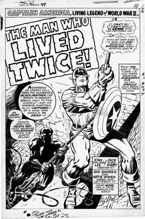 Tales Of Suspense 99 Splash Page By Jack Kirby In 2024 Comic Book