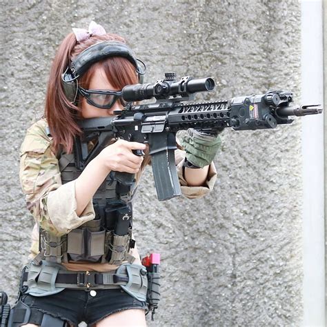 Around The Corner Military Girl Real Girls I Love Girls Airsoft