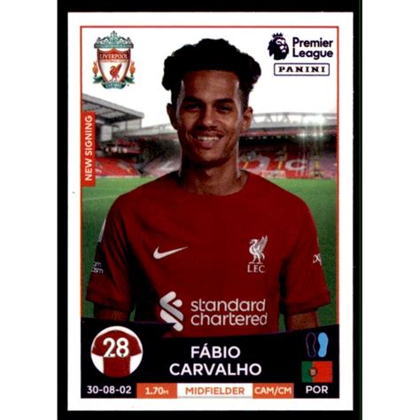 Venta Cromo De Fabio Carvalho Liverpool Panini Premier League 2022 23 Stickers