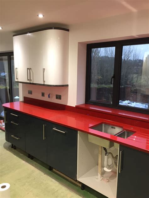 Rosso Stella Red Starlight Quartz Rock And Co Granite And Quartz