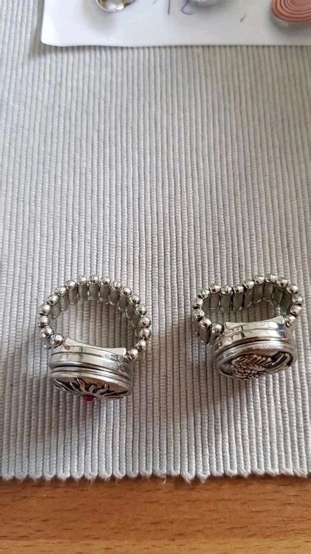 Ringe Mit Auswechselbaren Button Vinted