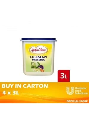 Lady S Choice Coleslaw Dressing 4x3L Grocery Online